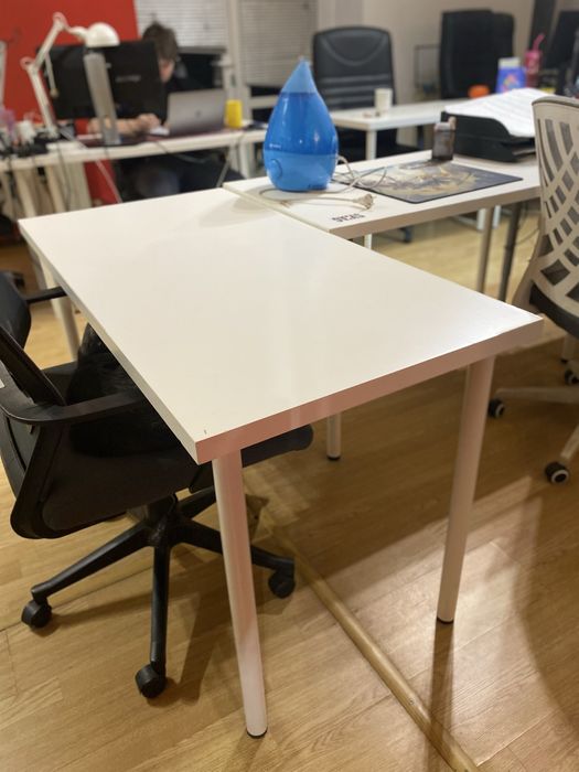 Столы Линнмон Икеа Адильс (Белые и черные)