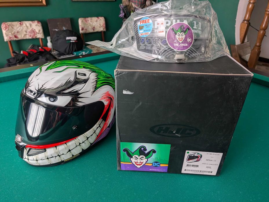 Casca moto integrala HJC RPHA 11 JOKER DC COMICS
