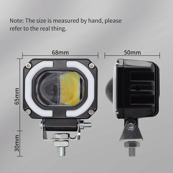 Халоген Лупа Мотоциклетни фарове №3744 Допълнителна LED светлина за мъ