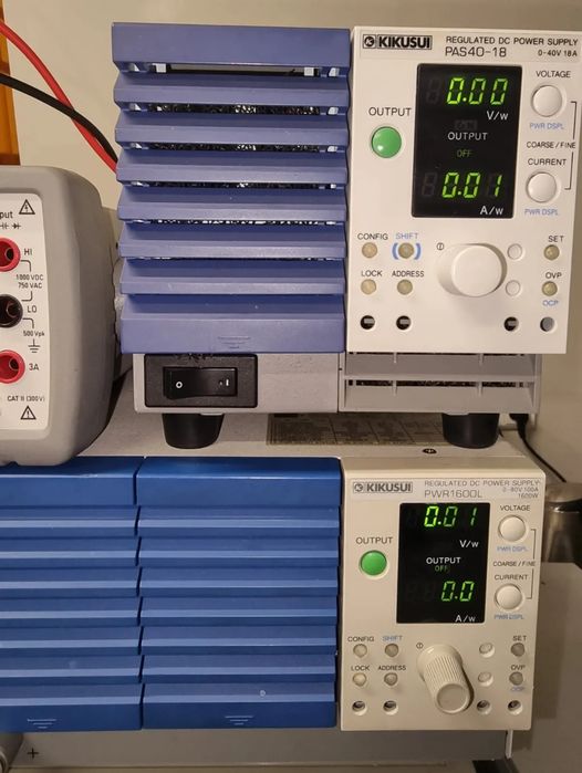 Sursa tensiune DC Kikusui 0-40VDC, 0-18ADC