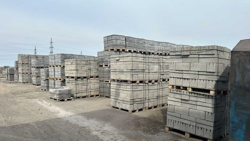 Отсевоблок, шлакоблок, камни стеновые