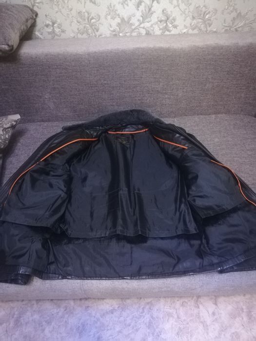 Кожанная куртка.