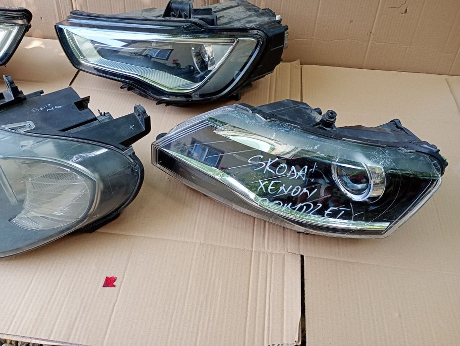 Far faruri xenon Skoda Rapid Fiat 500 Audi A3 BMW X5 E70