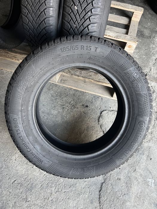 4 anvelope de iarna 185/65/15 Continental 7.5-7.8 mm!