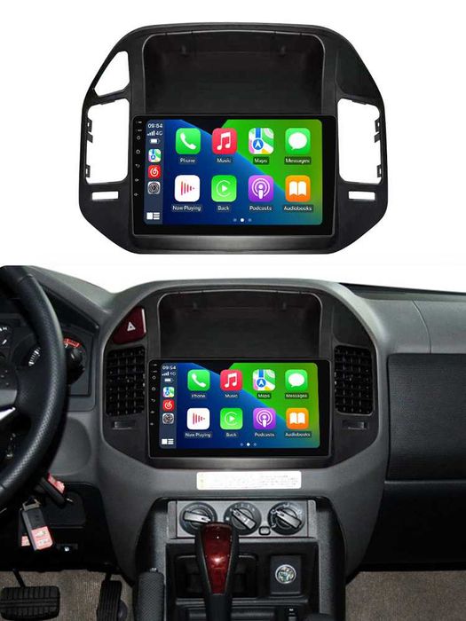 Navigatie Android 14 Mitsubishi Pajero V73  1/8 Gb Waze CarPlay CAMERA