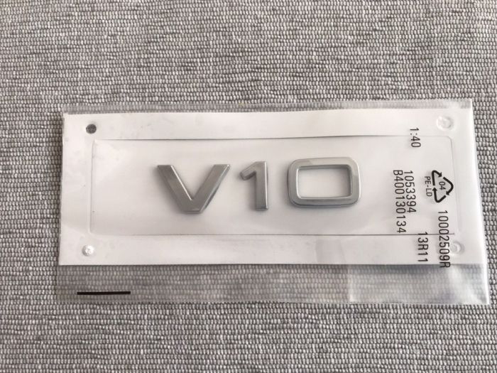 Emblema Audi v10 aripa crom