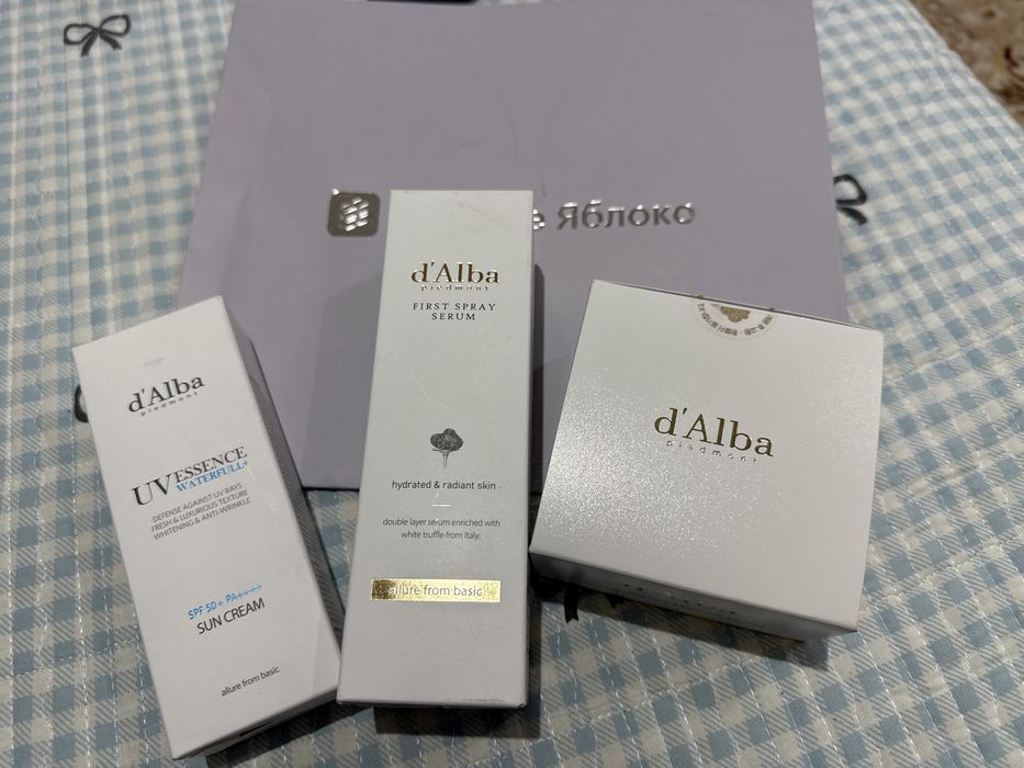 Набор d'Alba , SPF 50，новый, запечатанный