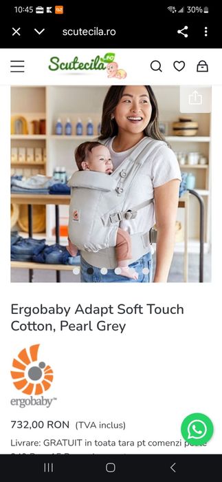 Marsupiu Ergobaby ADAPT