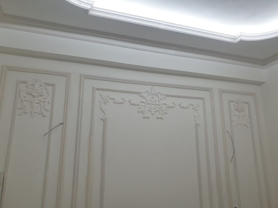 Gipsakarton. Malyarka. Kafel. Tarket. Plastik qilamiz