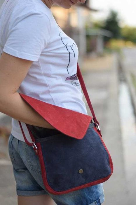 Дамска чанта от естествена кожа