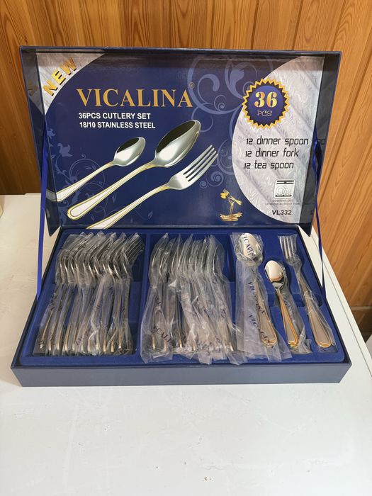 Набор новый столовых приборов Vicalina 36 персон