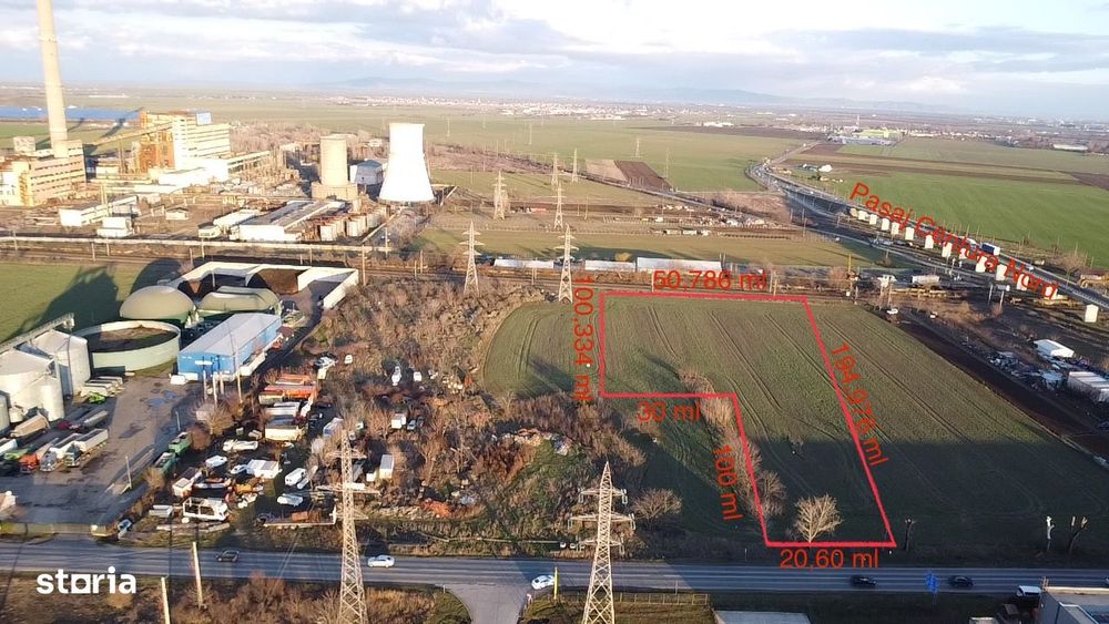 Teren 7000 mp Zona 6 Vânatori lângă Centura Nord Arad ( cu puz ) Ideal