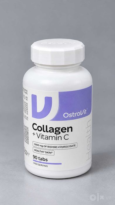 9. OstroVit Collagen + Vitamin C — 90 таблеток