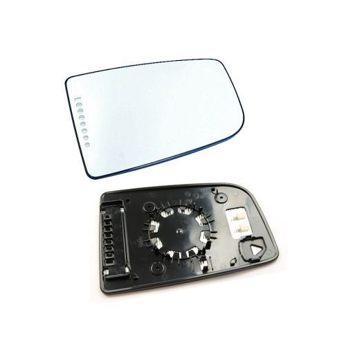 Geam oglinda exterioara cu suport fixare Mercedes Sprinter 2524, 07.2018, Vw Crafter, 12.2017, partea Dreapta, incalzit; sticla convexa; superior; se potriveste doar oglinzilor OE, cu functie asistenta