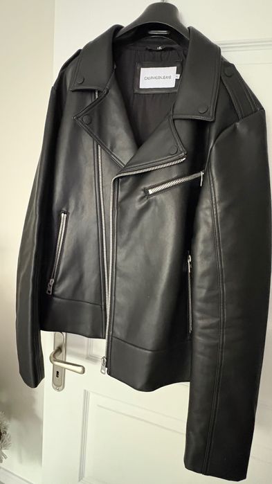 Естествена кожа мъжко яке CALVIN KLEIN JEANS размер XL