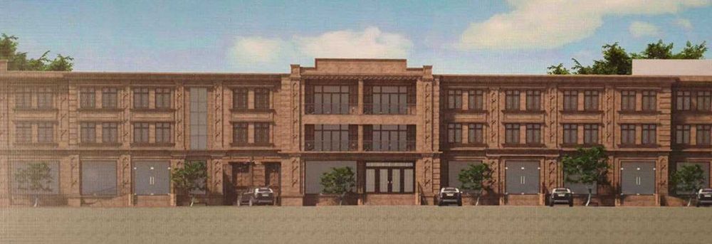 Участок с объектом в центре города