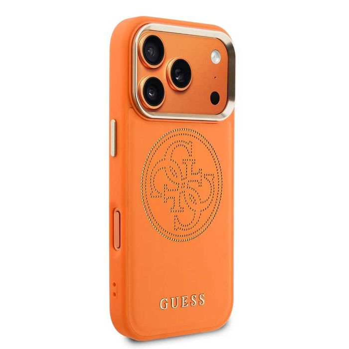 GUESS Калъф Кейс Magsafe за iPhone 17 Pro / Orange / Оригинал /