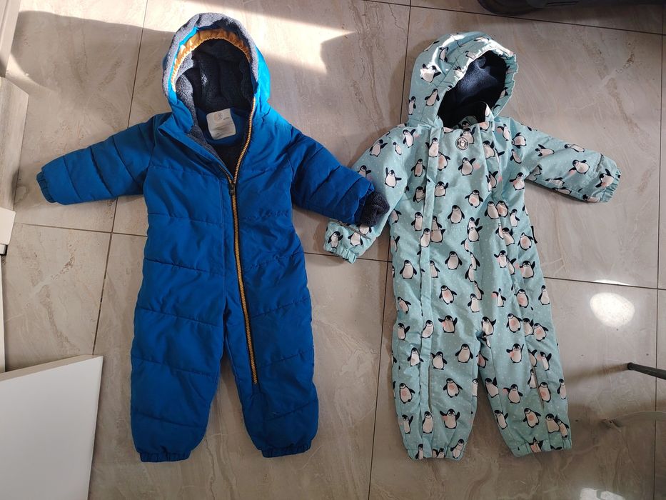2x combinezoane bebe iarna 86