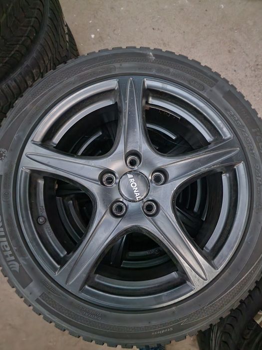 5x112 17 цола джанти Ronal със зимни гуми 225/45R17 VW/Audi/Seat/Skoda