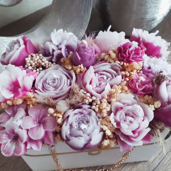 Вечен букет от свещи