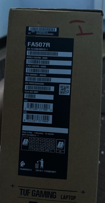 ASUS TUF Gaming A15 ,RTX 3060