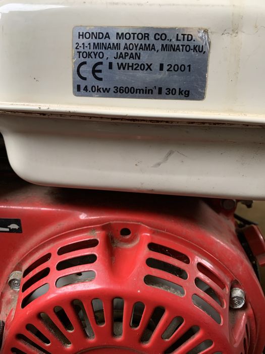 Motopompa HONDA WH 20X / 4.0kw/30kg