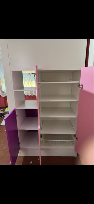 2 Seturi pat supraetajate Ikea cu birouri