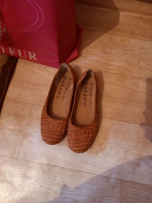 Балетка из натуральной кожи