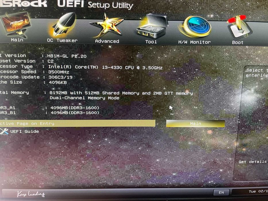 Дъно Asrock H81 + Процесор i3 + РАМ с лицензиран Windows Pro