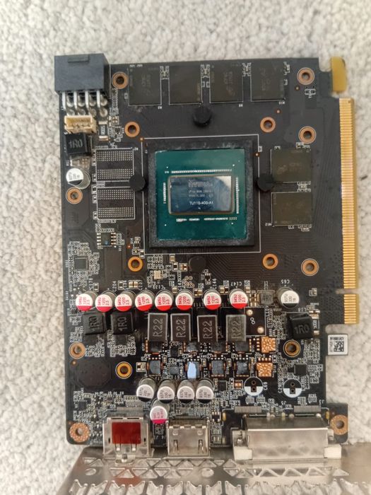 Видеокарта rtx 1660 ti palit 6gb на запчасти