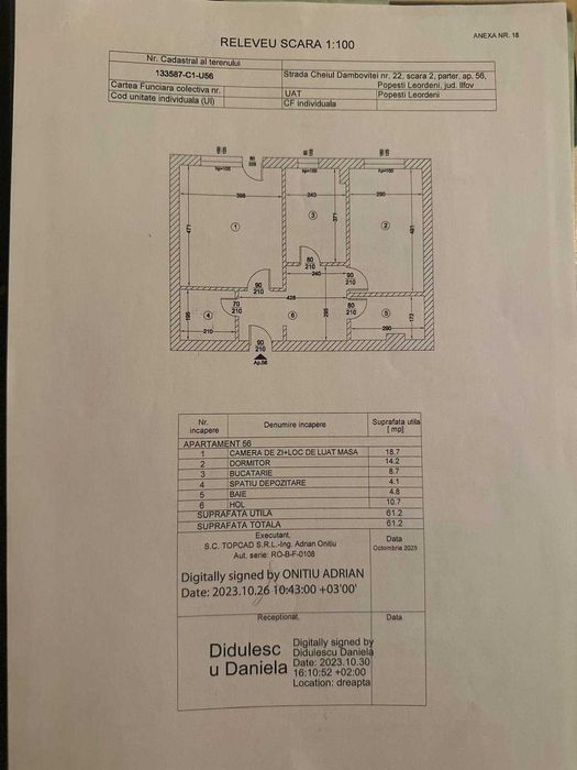 De inchiriat ap 2 camere cu gradina