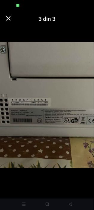 Imprimantă multifuncțională profesională OKI model MC363