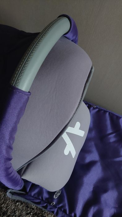 Бебешка количка Амелис 2в1 Про плюс чанта в сиво