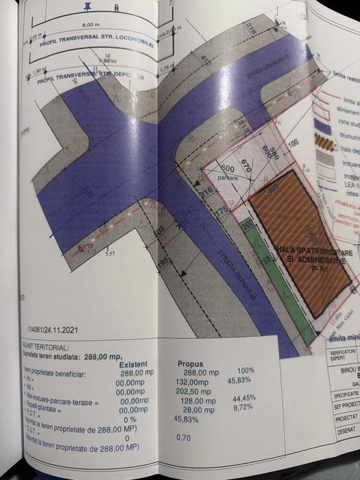 Vand teren vizavi de Divino 288m