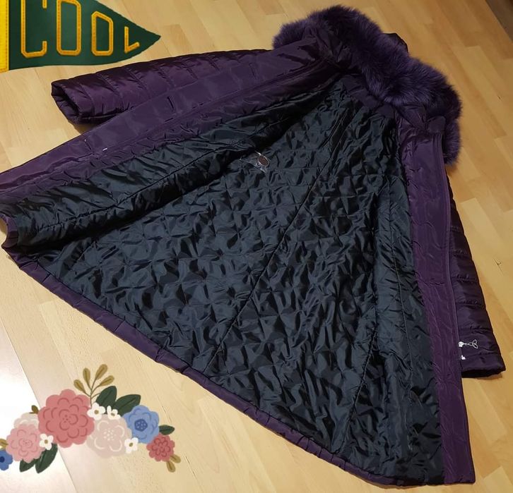 Haina matlasata impermeabila, material textil, insertii blanita naturala
