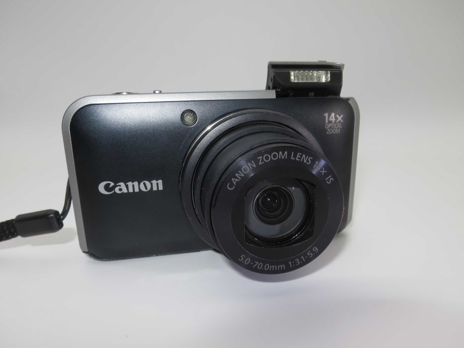 Canon PowerShot SX210 ултра компактен цифров фотоапарат с 14х оптичен зум, дигитална камера плен комплект като НОВА