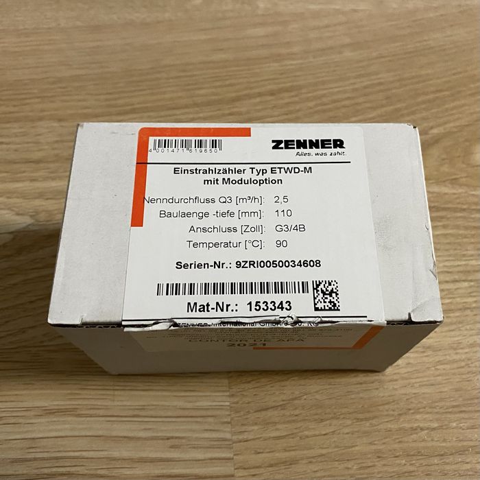 Apometru / contor de apa Zenner