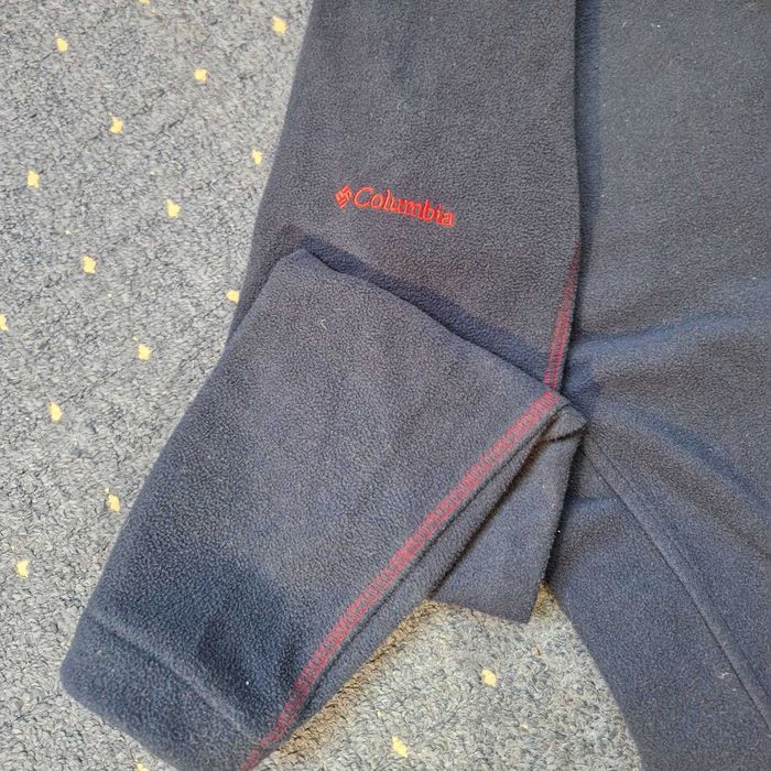 Jacheta fleece Columbia baieti copii L, bleumarin cu rosu