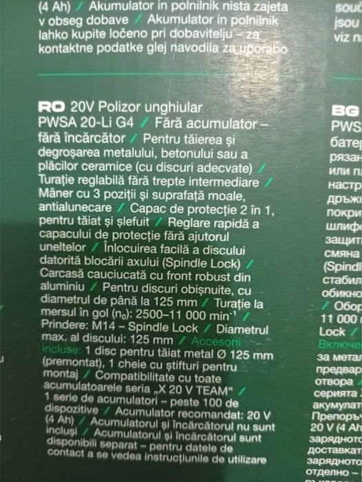 Masina cu impact de infiletat parkside / Flex parkside pe acumulator /Fierastrau circular de masa parkside