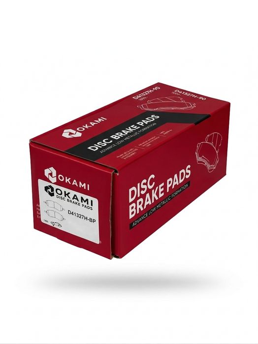 Колодки тормозные передние OKAMI (D41327-BP) LI L7 22г, L8 22г, L9.
