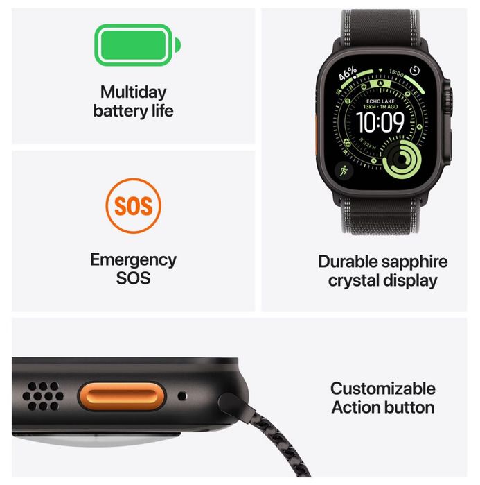НОВ! Apple Watch Ultra 3 Trail Loop Гаранция 6 месеца