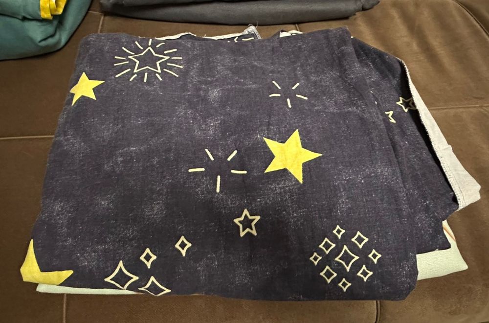 Покрывало, постельные белье все вместе