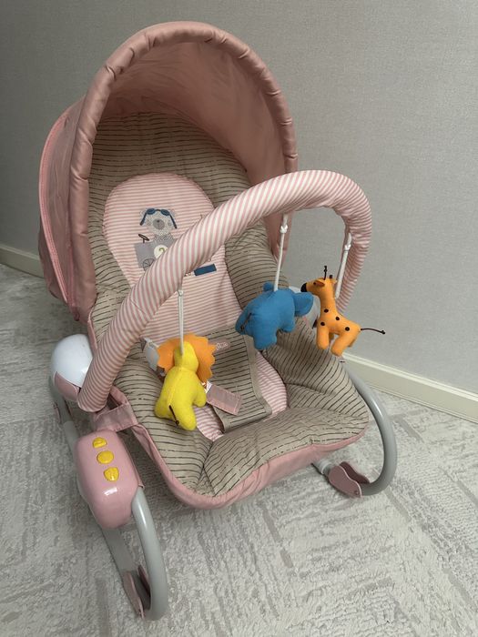 Шезлонг Babyton BR62 розовый