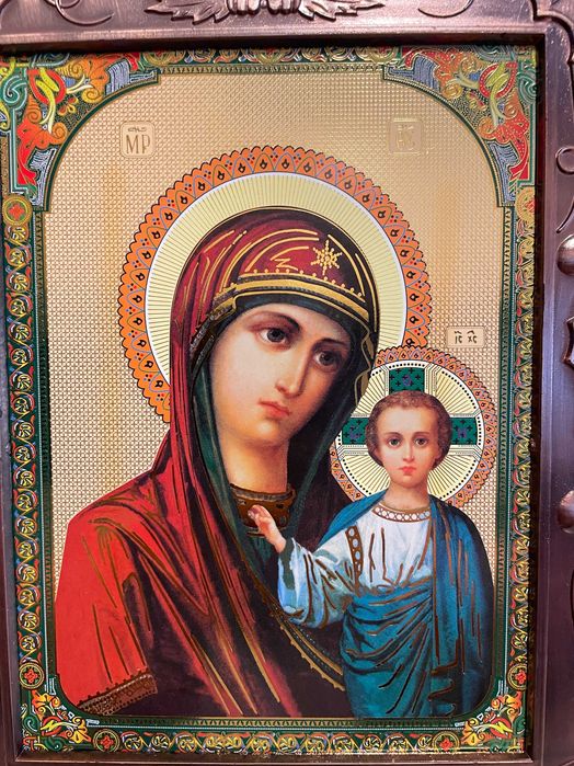 icoana veche icoana deosebita maica domnului dim 27x24 icoana veche