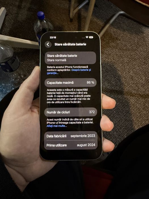 Iphone 15 plus green, 128gb, 86% baterie