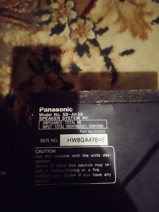 Продам колонки panasonic