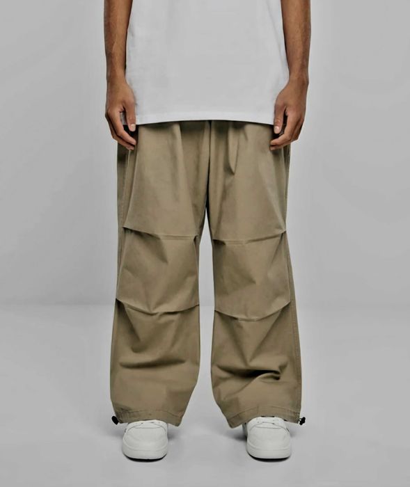 Pantaloni Karl Kani Cargo/Parachute  crem  kaki - Mărimea S