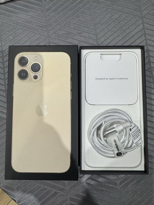 iPhone 13 Pro Max 128 Gb, Gold, Перфектен!