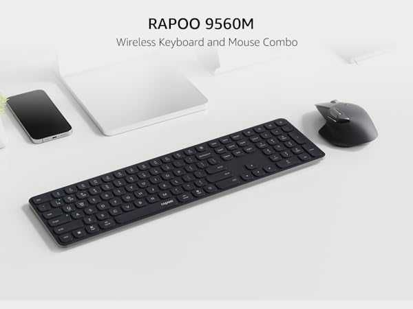 Беспроводная клавиатура и мышь - Rapoo 9560M