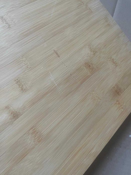 Comand TV din bambus, cu 2 rafturi, 140 cm,